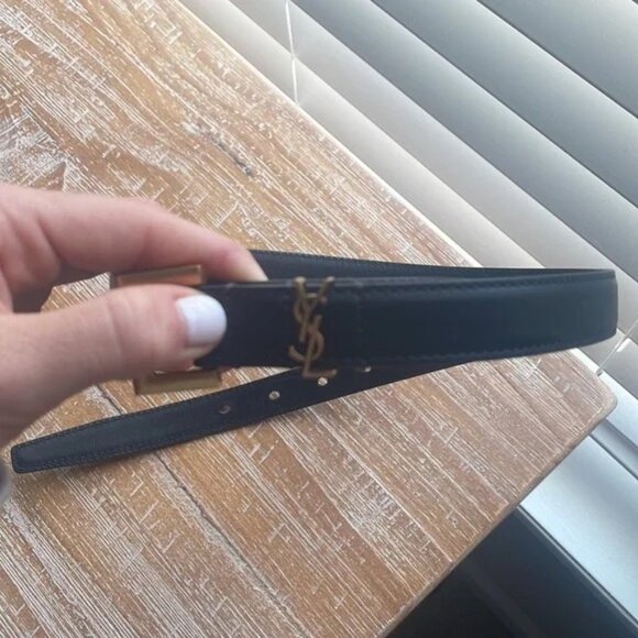 Saint Laurent YSL Cassandre Thin Belt - Picture 3 of 6